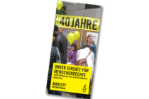 Titel Jahresbericht 2016 Amnesty Ingolstadt